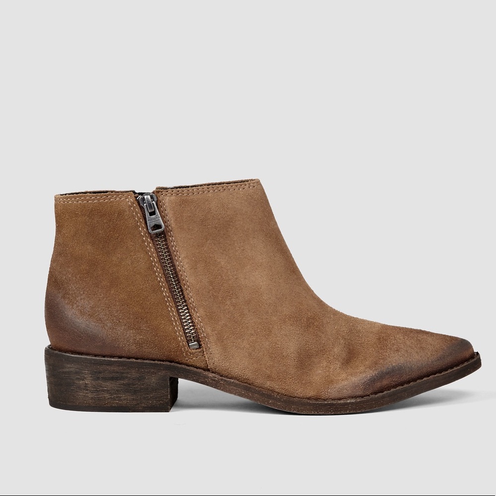 All Saints Yuree Boots Ankle Booties Suede